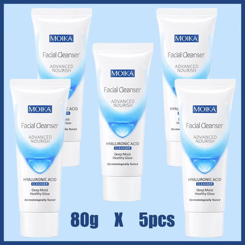 Facial Foam Cleanser Gentle Cleansing Pores Oil Control Blackhead Removal Whitening Moisturizing Korean Skin Care Products 80G
