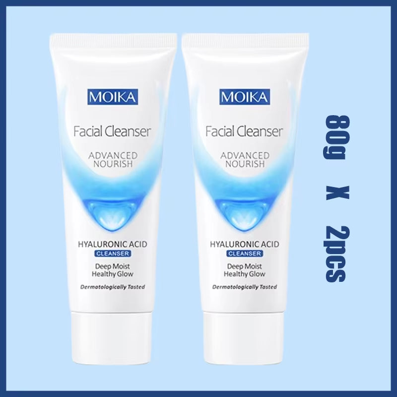 Facial Foam Cleanser Gentle Cleansing Pores Oil Control Blackhead Removal Whitening Moisturizing Korean Skin Care Products 80G