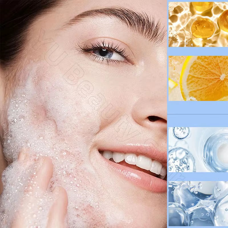 Facial Foam Cleanser Gentle Cleansing Pores Oil Control Blackhead Removal Whitening Moisturizing Korean Skin Care Products 80G